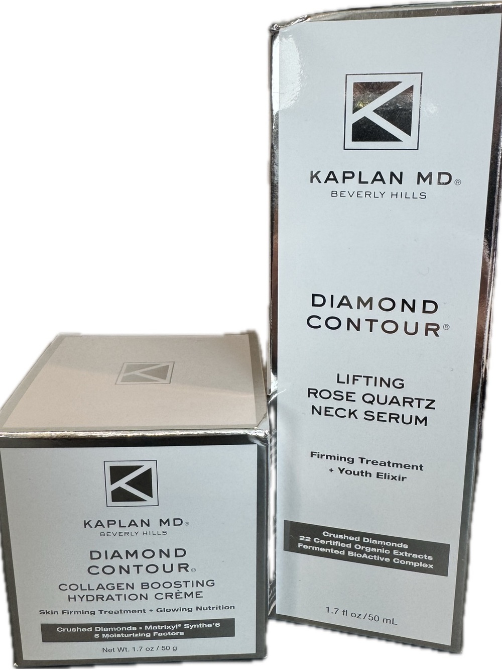 Kaplan MD Diamond Contour Collagen Boosting Hydration Crème & Rose Quartz Neck
